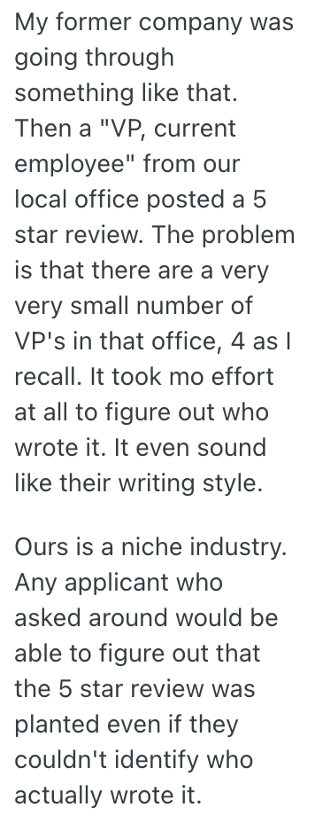 Screenshot 2025 05 07 at 12.52.03 PM Employee Worked In A Toxic Environment, So They Encouraged People Leaving The Company To Leave Bad Online Reviews